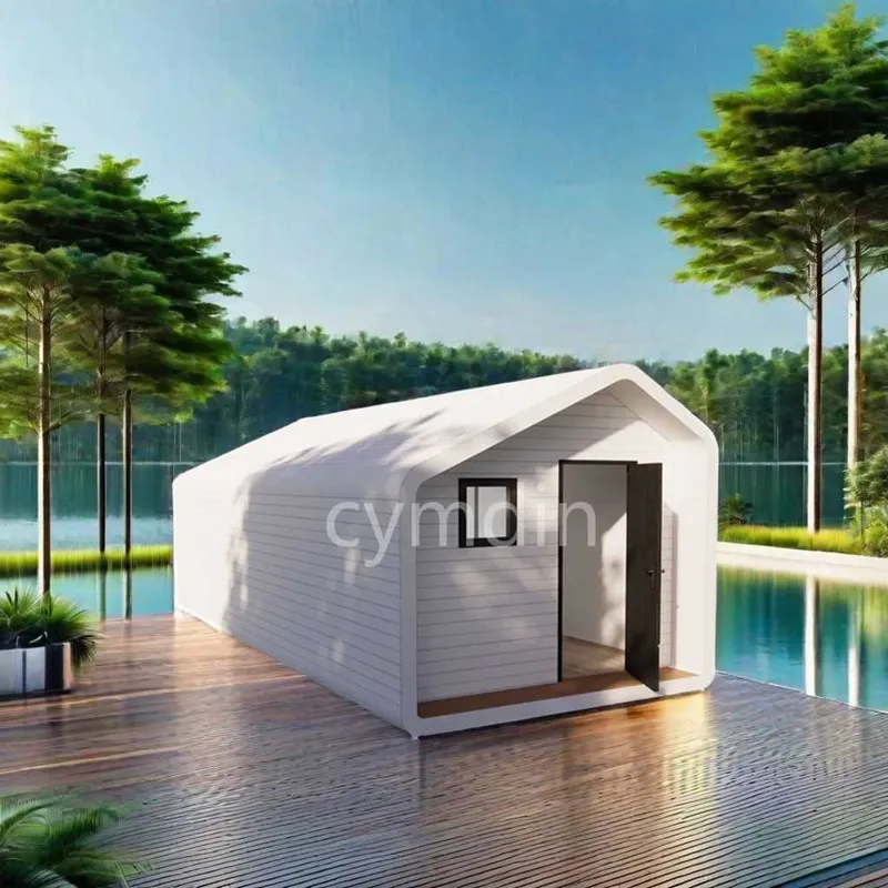 Verwendung des Apple Cabin Mobile House
